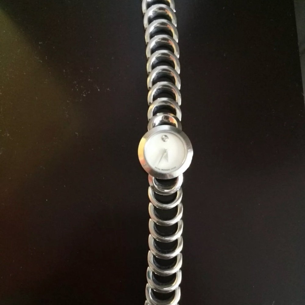 Movado Rondiro Stainless Steel Mother of Pearl